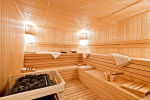 Lange Wärme spühren in der Sauna - Finnsauna in Flöha